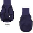 Dog Calming Hoodie Vest, Breathable Anxiety Jacket with Head Cover for Anxiety Relief and Ear Protection, Adjustable Harness with Soft Hoodie for Dogs (Navy, X-Small)