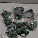 Mindsoft 12 Pcs Green Christmas Bow Ornament 4 x 12 Inch Xmas Tree Ribbon Hanging Bows Christmas Wedding Aisle Decorations for Xmas Wreath Party Garland Decoration Holiday Wedding Decor