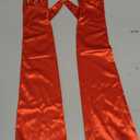 Long Satin Opera Gloves Banquet Dress Gloves Elbow Length 1920s Party Gloves for Women Girls