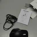 TECKNET Wireless Mouse, Bluetooth Mouse (BT5.3/5.0 & 2.4G) Rechargeable Ergonomic Optical Mouse with 6 Adjustable DPI, Side Scroll, Quiet Clicks, USB A Receiver, 7 Buttons, Wide Compatibility - Black