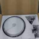 9.4" Black Pendant Light, Adjustable Hanging Light Fixture with Milk Glass Shade, Vintage Farmhouse Kitchen Island Lighting for Dining Room, Hallway, Entryway