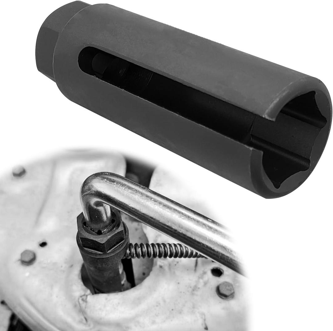 Oxygen Sensor Socket, 3/8-Inch Drive x 7/8 (22mm) O2 Sensor Socket with Side Wire Cutout, Preventing Damage to Wires, Fit All Vehicle O2 Removal and Installation