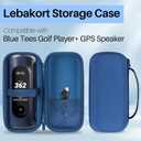 Lebakort Hard Case Compatible with Blue Tees Golf Player+ GPS Speaker (Navy Case)