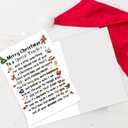 3 x Merry Christmas Card for Teacher, Funny Teacher Christmas Cards Gifts from Students, Lovely Xmas Holiday Card for Teachers (es147)