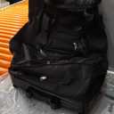 Duffle Bag with Wheels,Foldable Duffle Bag for Travel,Large Suitcases with Wheels,Foldable Travel Bags,Expandable Luggage,Carry on Luggage for Women Men (Black)