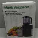 Cold Press Juicer, 5.5inch Wide Feed Chute Juicer Machine, Slow Masticating Juicer for Whole Vegetables & Fruits, Black