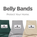 Pet Parents Premium Washable Belly Bands for Male Dogs & Extendrs, (3pack) of Dog Diapers Male, Male Dog Wraps, High Absorbing Male Dog Diapers, Spruce, LargeMale Dog Belly Bands