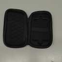 Case Compatible with Samsung T7/ T7 Touch Portable SSD 1TB 2TB 500GB USB 3.2 External Solid State Drive, Travel Carrying Storage Organizer Fits for USB Cables and More Accessories (Full Black)