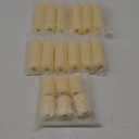 Assorted Pillar Candles for Weddings and Home Décor, 3" Assorted Yellow Pillar Pack 18 pcs