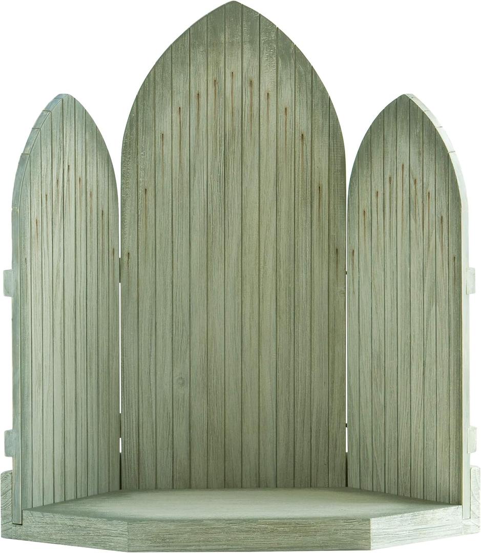 Willow Tree Sanctuary for The Christmas Story, Hand-Painted Nativity Backdrop