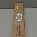 Black Curtain Rods 32 to 58 Inches (2.6-4.8ft), USFOOK 7/8 Inch Telescoping Splicing Drapery Rods for Windows 20 to 54 Inch, Decorative Translucent Finials