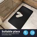 Art3d Anti Fatigue Mat - 1/2 Inch Cushioned Kitchen Mat -Comfort & Non Slip Cushion for Standing Desk, Office or Garage Floor (17.3"x28", Black)