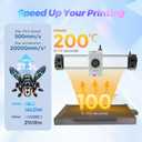 Flashforge AD5X Multicolor 3D Printer, 600mm/s High-Speed 3D Printer with 300C Nozzle, Auto Leveling and PEI Flexible Plate, 220x 220 x220mm