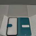 TUCCH Case for iPhone 12, Shockproof Wallet Case [RFID Blocking ] Card Holder, Synthetic Leather Cover Stand Full Protection Compatible with iPhone 12/12 Pro (6.1 Inch, 2020)  Cyan