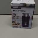 SIMPLETASTE Milk Frother, 4-in-1 Electric Milk Steamer, Automatic Warm and Cold Foam Maker and Milk Warmer for Latte, Cappuccinos, Macchiato (Blue)