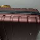 Flight Knight 24x16x10 Expandable Carry On Suitcase Hardside TSA Lock USB C Lightweight Luggage Silent Double Spinner Wheels Maximum Overhead Carry-On Bag For Virgin South West Approved Burgundy