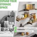 14 Inch Floating Shelf Brackets Heavy Duty, Square Shelving Brackets, Metal Floating Shelf Supports, Black Wall Mount Brackets 4 Pack