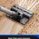 Proscenic Cordless Vacuum Cleaner,45Kpa 55Mins P11 Mopping Wet Dry Vacuum and Mop Combo All in one, Lightweight Stick Vacuum with LED Display, Long Runtime Ease of use for All Floors Pet Hair Carpet (Gray)