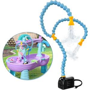 Okcool Water Table Pump, Kids Water Table Accessory, Fun Summer Outdoor Water Game Toy for Kids, Blue