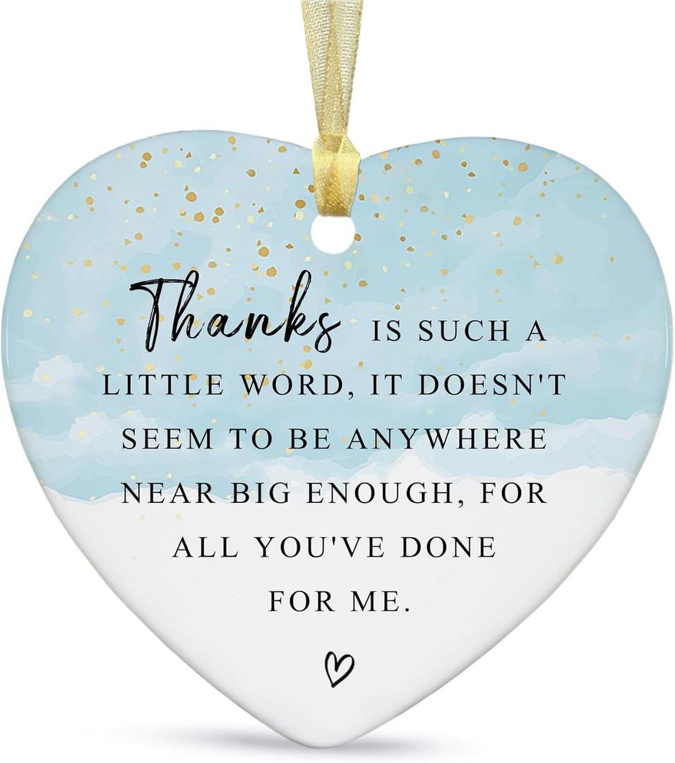 2026 Thank You Christmas Ornament Decoration - Appreciation Gift for Women and Men - Thank You Gift for Coworker, Friend, Teacher, Boss, Employee,Neighbors