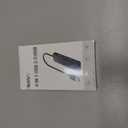 USB 3.0 Hub, 4 Port USB Hub Splitter, USB A Expander Portable USB Adapter Multiport Data Hub for Laptop, iMac Pro, MacBook Air, Mac mini/Pro, Surface Pro, USB Flash Drives, and Mobile HDD-Black (1 Feet)