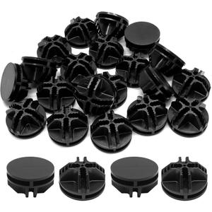 Hordion 52pcs Cube Connectors, Wire Grid Cube Organizer Connector Plastic Storage Cube Connectors for Modular Closet Storage Organizer and Wire Shelf, Black