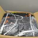 Simpli-Magic Heavy Duty Padded Moving Blankets 72" x 40"  12 Pack  Packing Blankets, Furniture Covers for Moving (Black/Orange)