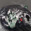 Unisex Mothman Costume Mothman Hooded Halloween Costumes Party Cape Cosplay (Black and White)