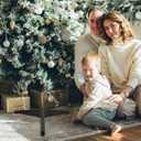 Christmas Tree Replacement Stand: Plastic Christmas Tree Base for Artificial Trees, 0.74 in Hole 12 Leg