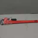 24-Inch Aluminum Pipe Wrench, 24-Inch, Heavy-Duty Adjustable Straight Plumbing Wrench, Drop-Forged Jaw, Lightweight Design, Versatile for Plumbing & Home Repair