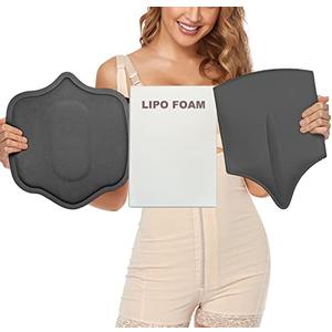KUSMOO 3 Pack Lipo Foam Board Ab Board Post Surgery Liposuction Abdominal Flattening Compression Board BBL Lumbar Molder Backboard For Liposuction KUSMOO 3 Pack Lipo Foam Board Ab Board Post Surgery Liposuction Abdominal Flattening Compression Board BBL Lumbar Molder Backboard For Liposuction