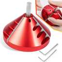 2 in 1 Inner-Outer Pipe Deburring Tool,PVC Chamfer Tool,Chamfer Reamer,Pipe Deburring Reamer Plumbing Tool for 0.75" to 3.89" PVC,CPVC, ABS, PP, PE Pipes(OD fit 0.75" to 3.5", ID fit 0.92" to 3.89")