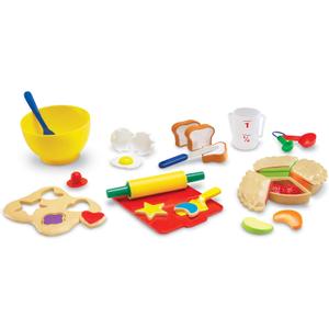 Learning Resources Pretend & Play Bakery Set - 31 Pieces, Ages 3+, Toddlers Bakery Toys, Preschool Food Kitchen for Kids, Gifts for Boys and Girls