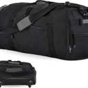 Travelers Club 32" Expandable Rolling Travel Duffel Bag, Black