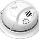 BRK First Alert 9120BFF/ SMI100-AC Smoke Detector, Hardwired Alarm with Battery Backup, White, 1-Pack