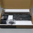 Single LCD Computer Monitor Free-Standing Desk Stand Mount Riser for 13 inch to 32 inch screen with Swivel, Height Adjustable, Rotation, Vesa Base Stand Holds One (1) Screen up to 77Lbs(HT05B-001)) (Black)