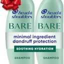 Amazon.com : Head & Shoulders Anti-Dandruff Shampoo, BARE Soothing Hydration Twin Pack, 1% Pyrithione Zinc, Dry Scalp Relief, Free of Sulfates, Silicones, Dyes, 13.5 fl oz Each : Beauty & Personal Care