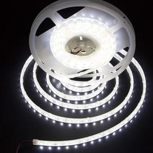 White LED Strip Lights 12V,16.4Ft Dimmable Light Strips, 6000K Bright Daylight White, 300LEDs 3528 Waterproof LED Tape Lights, Using for Under Cabinet, Kitchen, Bedroom, Underwater (Not include Power Adapter)