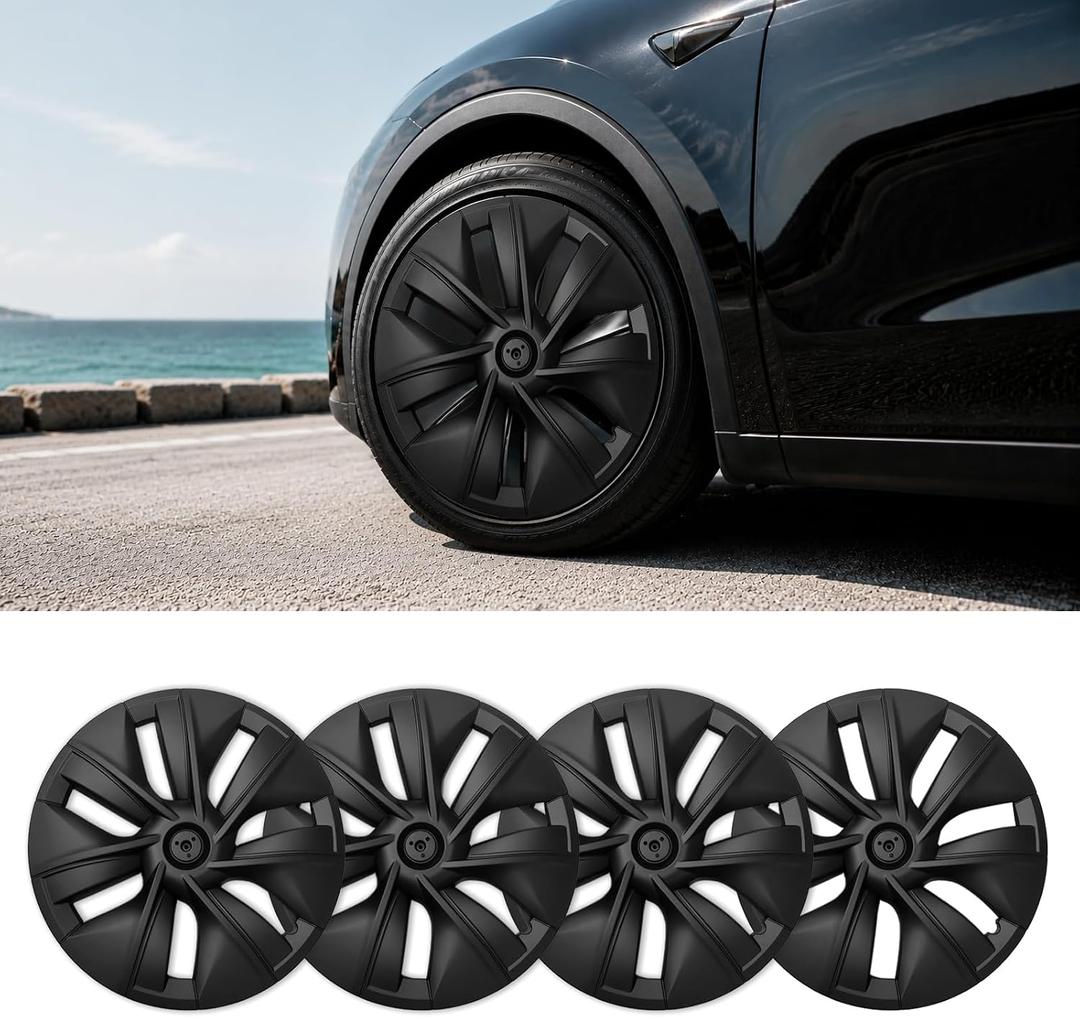 Tesla Model Y 19 Inch Wheel Covers Hubcaps Premium Accessories, 2021-2024 Model Y