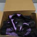 Skating Protective Gear Knee and Elbow Pads Wrist Guards for Roller Skating Skateboarding, Skate Pads Adult Knee Pads (Adult (14+ years), Purple)