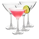 D'Eco Unbreakable 9 oz Martini Glasses (Set of 4) - 100% Tritan Glassware- Reusable Shatterproof Espresso & Dirty Martini Glasses- Great for Summer Pool Parties, Girls' Nights - Wedding Gift Idea