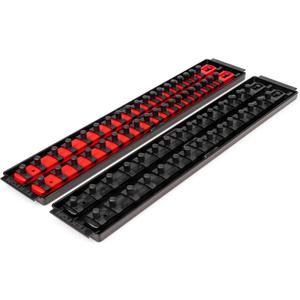 TEKTON 3/8 Inch Drive Socket Rail and Tray Set | OST91901
