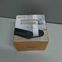 MAXTID Under Door Draft Blocker Black Door Draft Stopper 38" Noise Reducer Breeze Light Cold Air Guard Sound Proof Door Sweep 32" 36" 38" Weather Stripping Door Bottom Seal Insulation Strip Gap Filler