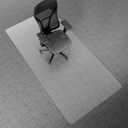 Chair Mat for Carpet - 96" x 46", Office Floor Mat for Rolling Chairs, Clear Plastic Desk Chair Mat, Easy Glide, Under Desk Carpet Protector for Home and Office Use