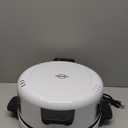 12" Electric Pizza Oven-Countertop Pizza Maker with Temperatures Control, Perfect for Pizzas/Pancake/Quesadillas/Cookies (White)