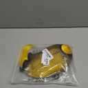 BERON 14 Inches Yellow Wig Wig for Women Girls Short Curly Yellow Wigs with Bangs Hairnet Include