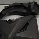 Powerty Custom Fit for Mud Flaps Toyota RAV4 2025 2024 2023 2022 2021 2020 2019 Splash Guards Molded Front and Rear Fender Cover Black ABS 4Pcs Set Hybrid Accessories (Not Fit for 2021 RAV4 Prime)