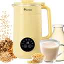 IAGREEA 35oz Nut Milk Maker Machine, 8in1 Soy Milk Maker for Homemade Milkshake/Almond/Oat/Rice, 10 Blades Automatic Electric Blender Machine With Delay Start/Boil Water/Self Clean, Easy to Use
