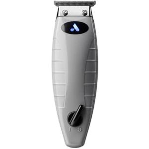 Andis 74055 Professional Corded/Cordless Hair & Beard Trimmer, Zero Gapped, Close Cutting Carbon Steel T-Outliner Blade, Grey