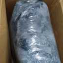 Lotus Karen Faux Fur Blanket Tie-Dye Gray - Big Bubble Rabbit Fluff King Throws for The Bed Large Fluffy Fuzzy Cozy Thick Furry Plush Shaggy Blankets for Men 108x90 Inches